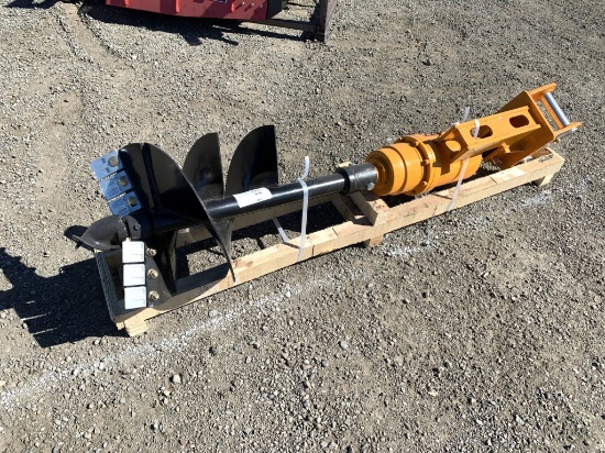 Unused GIYI 16in Auger Attachment,