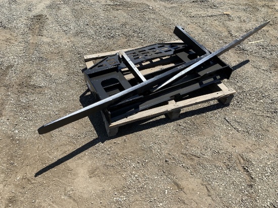 Unused GIYI Pair of 60in Forks w/Carriage,