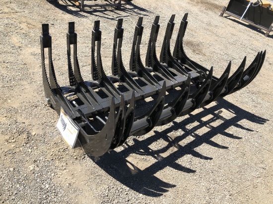 Unused GIYI GY-CLG72 72in Curved Log Grapple
