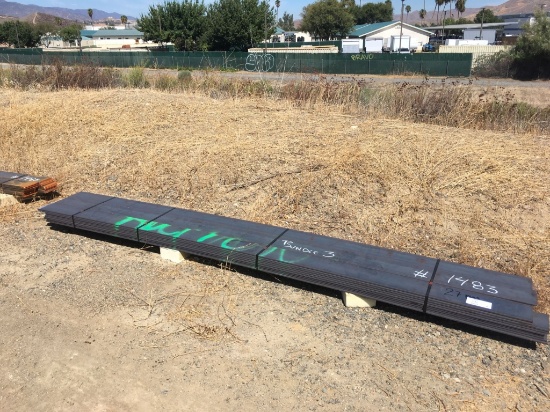 Bundle of Structural Steel Stock.