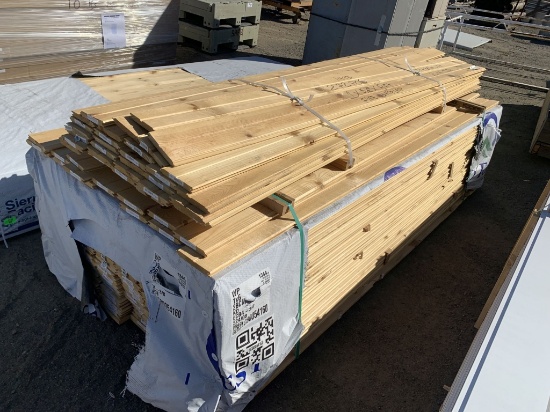 1in x 5.5in x 8ft Pine Shiplap Lumber.