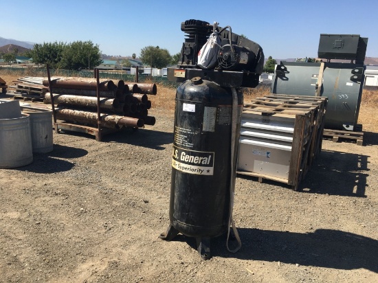 US General Upright Shop Air Compressor,