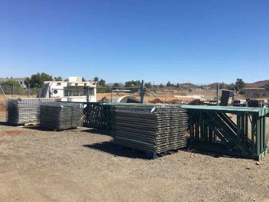 (5) Pallets of (2) Bundles Racking Uprights,.