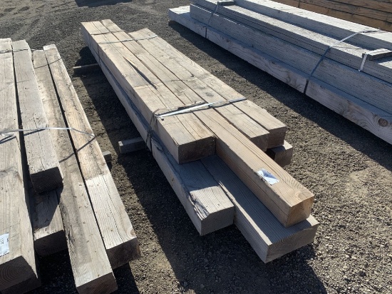 Bundle of Misc Wood Beams.