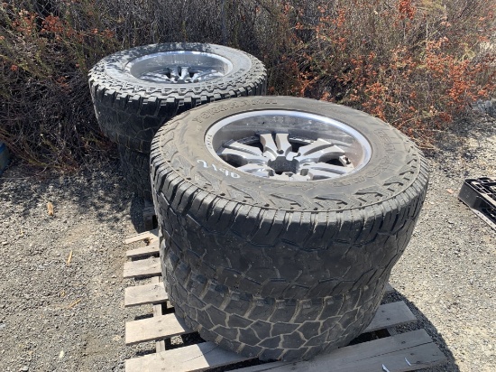 Pallet of (2) Mickey Thompson 37x12.50 Tires,