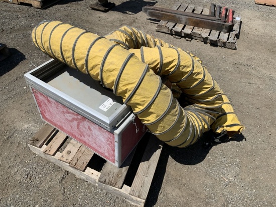 Pallet of Pullman-Holt A1200 Air Scrubber w/Hose.