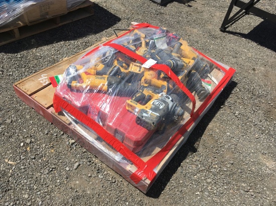 Pallet of Misc DeWalt Power Tools, Including