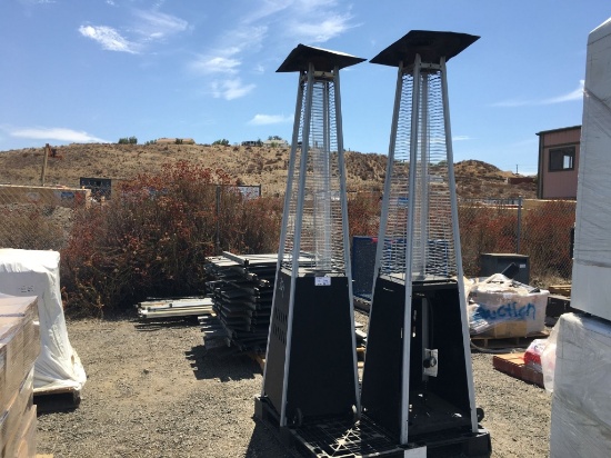 Pallet of (2) Misc Propane Patio Heaters.