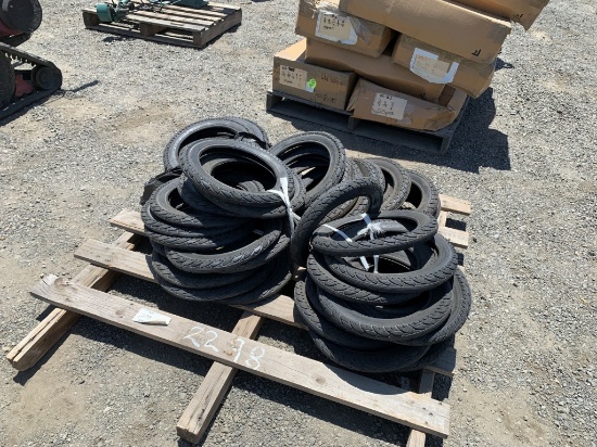 Pallet of Misc 14x2.1257 Tires.