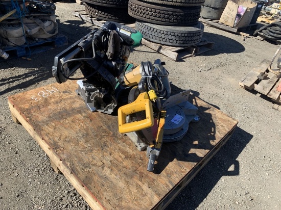 (2) Mitre Saws.