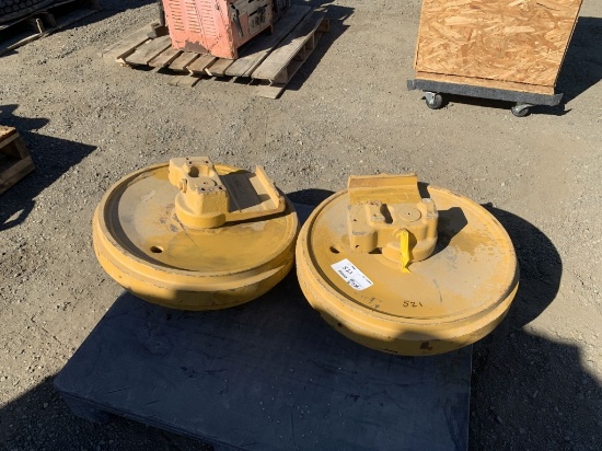 (2) V-Track D3BL Track Wheels.