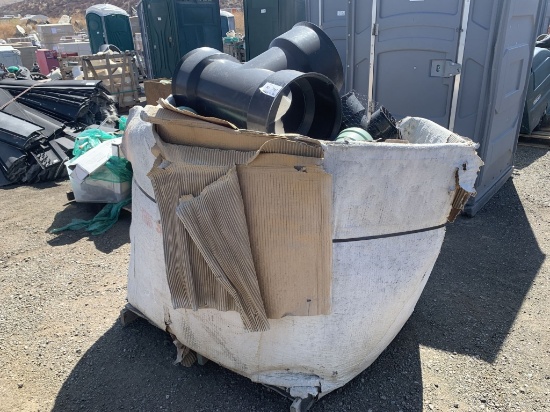 Crate of Misc PVC Pipe Fittings.