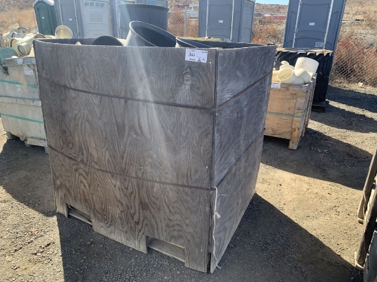 Crate of Misc PVC Pipe Fittings.