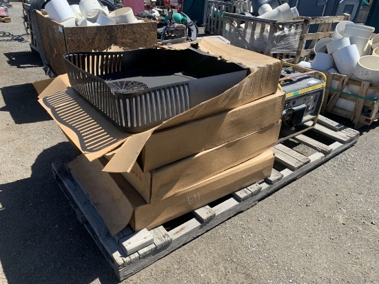 Wacker Generator, & (4) Boxes of AC Shrouds.