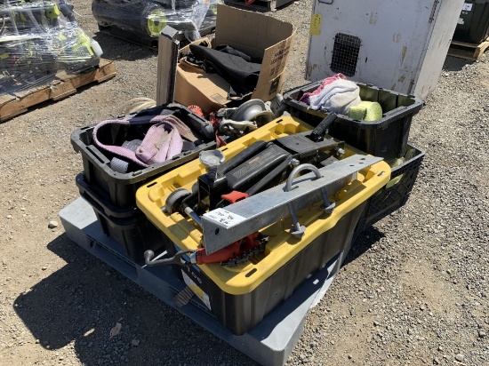 Pallet of Misc Tools, Including Cable Pullers,