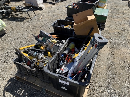 Pallet of Misc Hand Tools, Including Sanders,