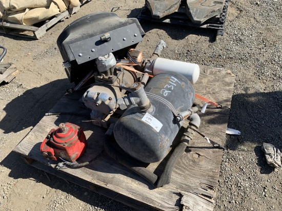 Pallet of Misc Air Tank, Misc Water Pumps and