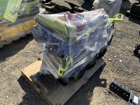 Pallet of Misc Tools, Including Mowers,