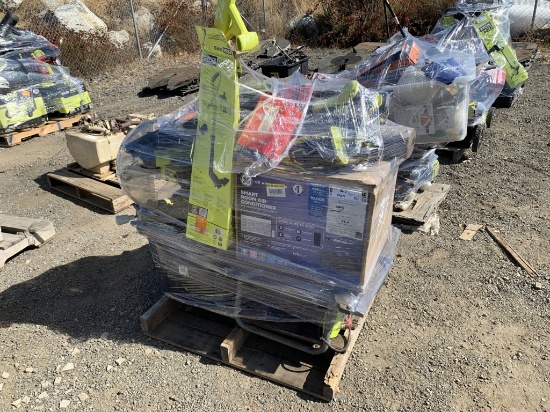 Pallet of Misc Tools, Including Leaf Blowers,