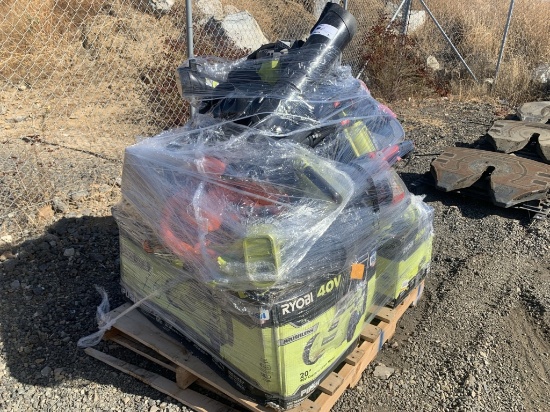 Pallet of Misc Tools, Including Edger Kit,