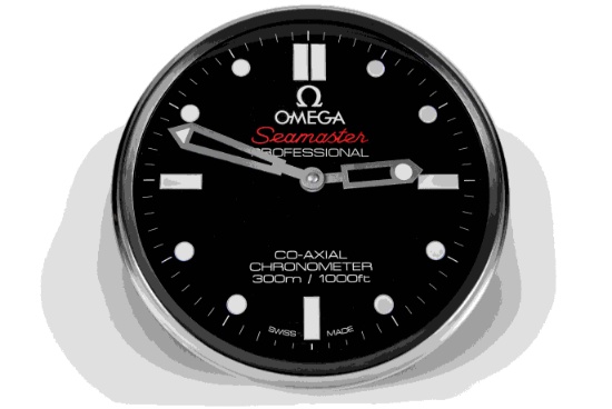 Omega Seamaster wall clock