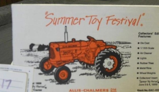 1989 Allis Chalmers D14 Tractor; summer special