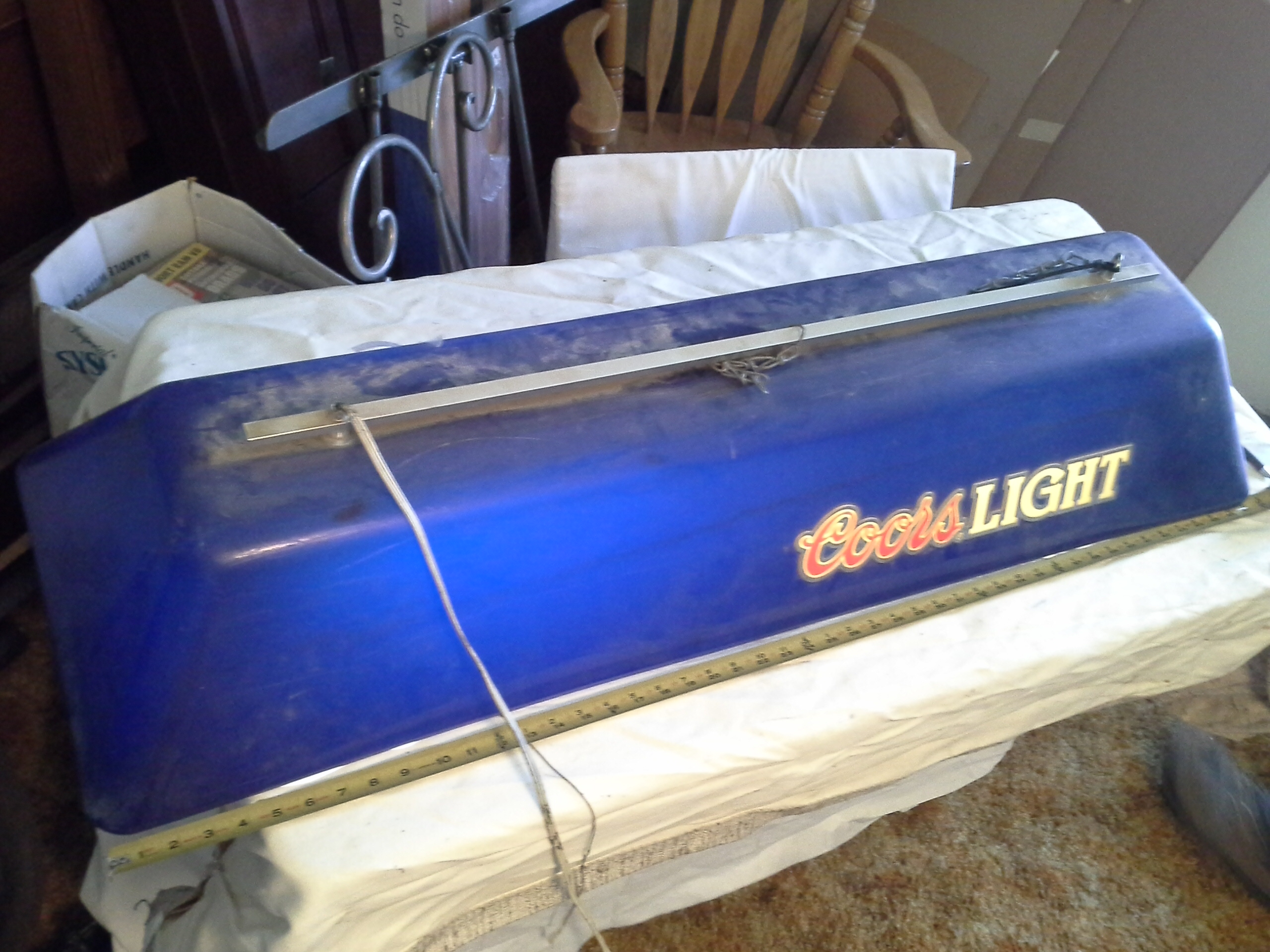 Coors light pool table lights sales