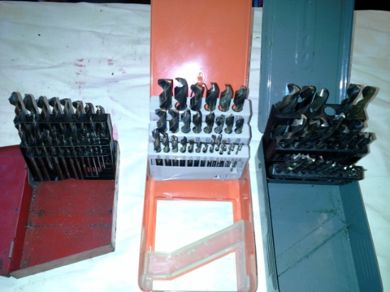 3 Boxes of Drill Bits