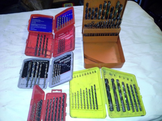 6 Boxes of Drill Bits