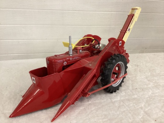 Farmall Super M with 2 Row Mounted Corn Picker