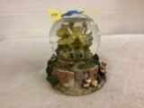 Boyds Bear Snow Globe Music Box, (repaired Front lite)  