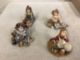 4 Boyds Bears  (Resin)