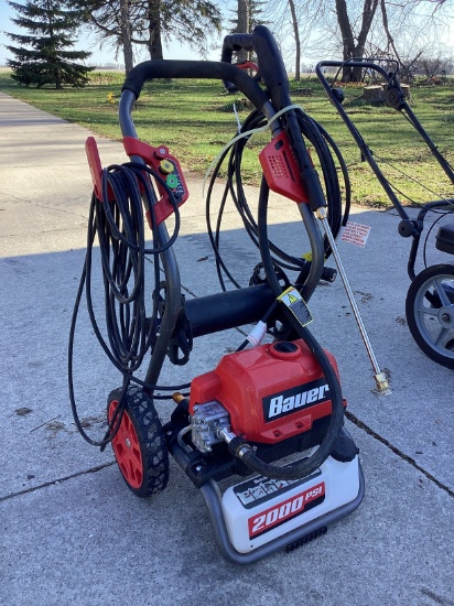 Bauer Electric Pressure Washer, 2000PSI