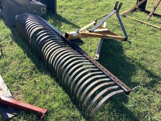 3 Point Landscape Rake, 6'