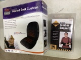 Heated Seat Cushion and Back Brace