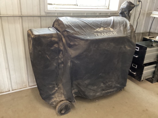 Traeger Pellet Grill with Cover