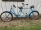 Blue Tandem Bicycle