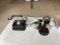Vintage Kellogg Candlestick Phone & Replica phone