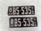 Minnesota 1926 License Plates