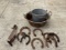 Horse Shoes, Pot and Pail