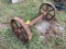 Pair of Steel Wheels With Axle