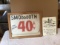 Vintage Smoooooth Sign & Metel Pony Express Sign