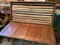 School House Maps in Wooden Oak Case