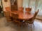 Table With Claw Feet and (6) chairs (2 are Caption)