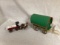 Evers Toy Store Horse and Wagon Bank and Custom Built Covered Wagon