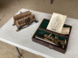 Cast Iron Boot Scraper and Electreat Massager