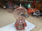 Antique Wooden and Wire Bird Cage