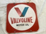Antique Valvoline Double Sided Sign