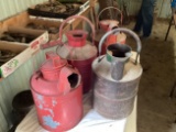 4- 5 Gal Liquid Measure Cans