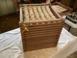 Wooden Crate Egg Display